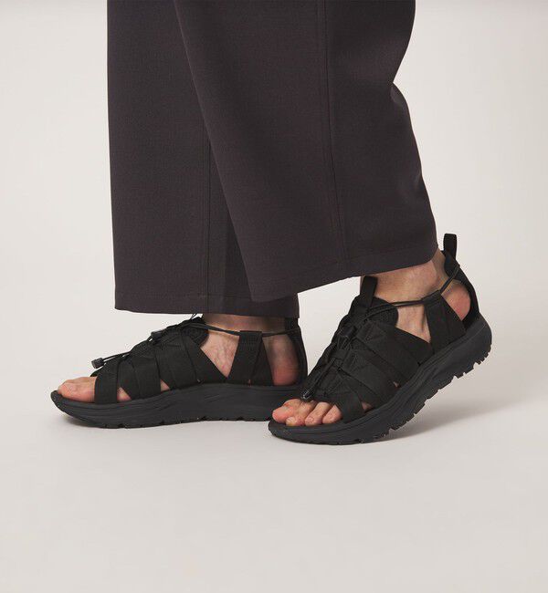 UNITED ARROWS green label relaxing「＜rig＞Waduki  サンダル」|サンダル|BLACK