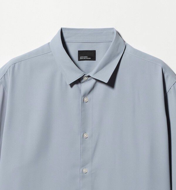 UNITED ARROWS green label relaxing「【WEB限定】JUST fit ソフトドレープ ボックスシルエット 半袖 シャツ」|シャツ・ブラウス|