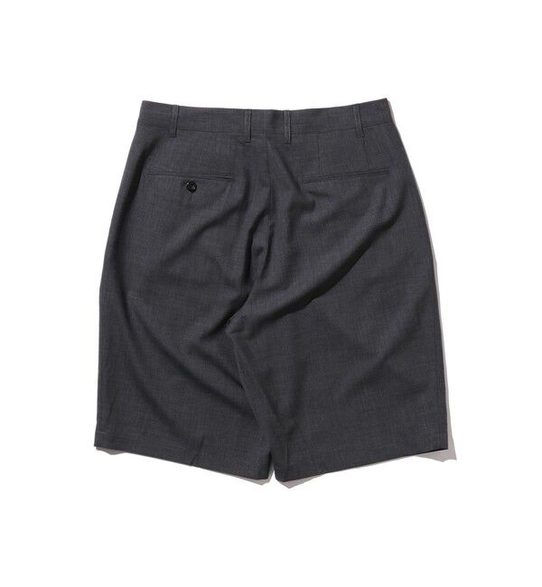 BEAMS「BEAMS PLUS｜2 Pleats Shorts Wool Tropical｜メンズ ショートパンツ ハーフパンツ｜ 通気性 涼感」|その他|