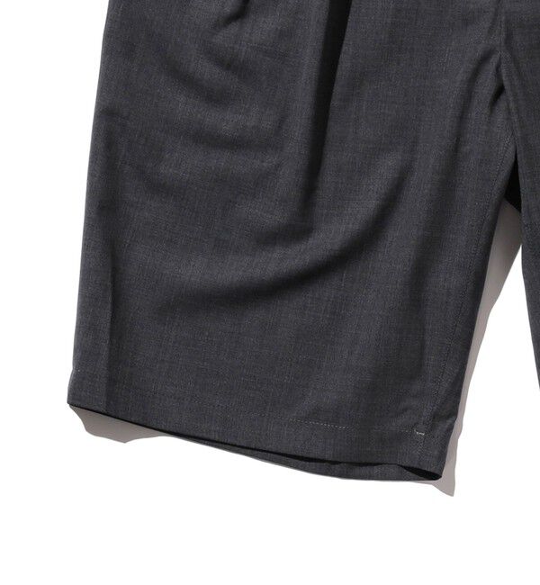 BEAMS「BEAMS PLUS｜2 Pleats Shorts Wool Tropical｜メンズ ショートパンツ ハーフパンツ｜ 通気性 涼感」|その他|
