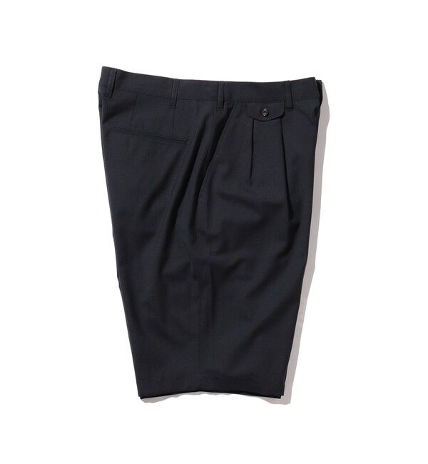 BEAMS「BEAMS PLUS｜2 Pleats Shorts Wool Tropical｜メンズ ショートパンツ ハーフパンツ｜ 通気性 涼感」|その他|