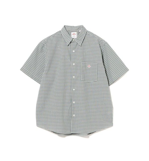 BEAMS「BEAMS｜【別注】DANTON / ショートスリーブシャツ｜半袖シャツ｜ダントン｜シワになりにくい 清涼感 」|シャツ・ブラウス|