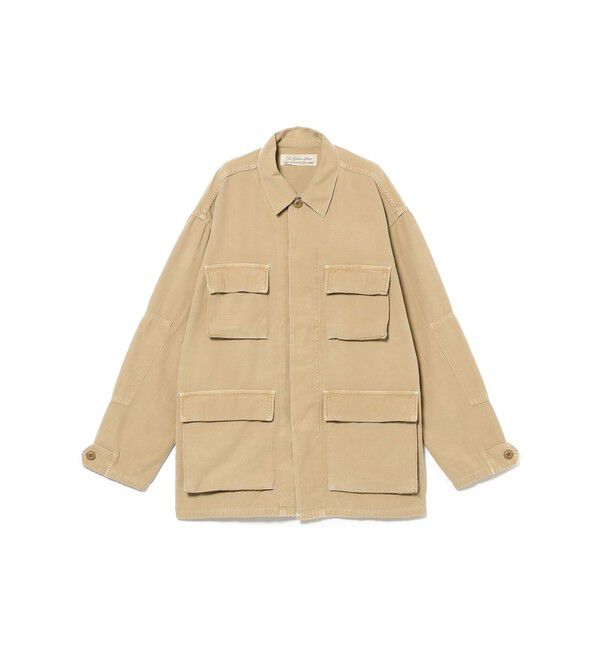 BEAMS PLUS「【別注】REMI RELIEF / Military Shirt Jacket Cotton」|ブルゾン・スタジャン|KHAKI