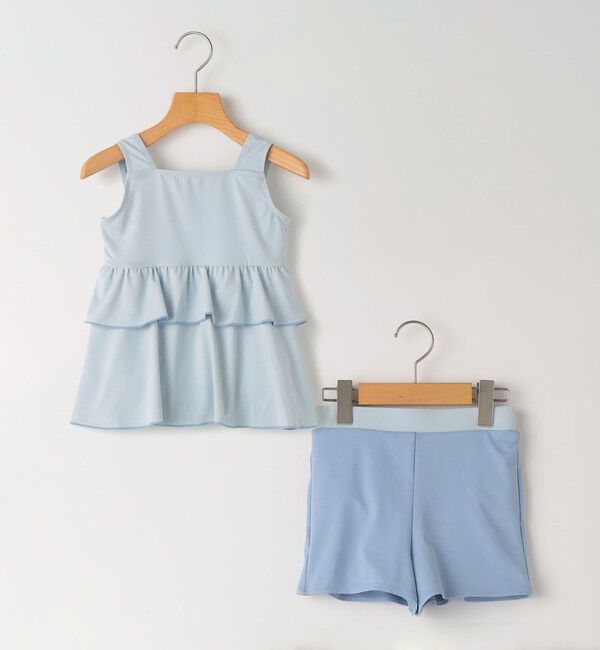 SHIPS KIDS「SHIPS KIDS:120～150cm /無地 セパレート スイムウェア」|その他|ブルー系
