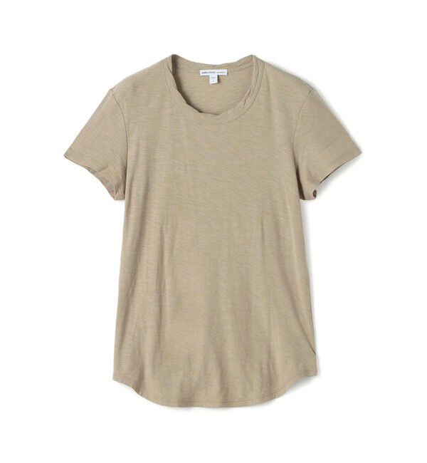 JAMES PERSE「スラブジャージー クルーネックTシャツ WUA3037」|Tシャツ・カットソー|43 ベージュ