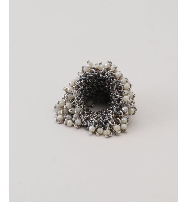 VERMEIL par iena「JEAN FRANCOIS MIMILLA ジャンフランソワミミラ Glass Beads & Stee リング BAG101」|リング|