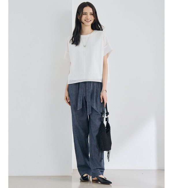 自由区「【カタログ掲載・2点SET】レースエッジ プルオーバー」|Tシャツ・カットソー|