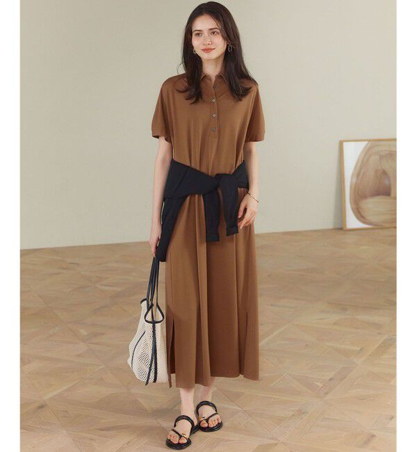 23区「【SLOW/一部店舗限定】ファンクショナル ポロ ワンピース」|ワンピース|