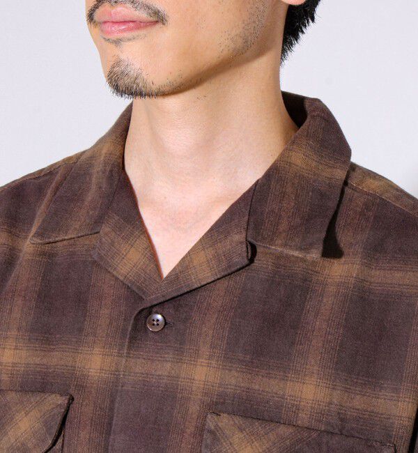 GLOSTER「【PENDLETON】Open Collar Shirt オープンカラーシャツ」|シャツ・ブラウス|