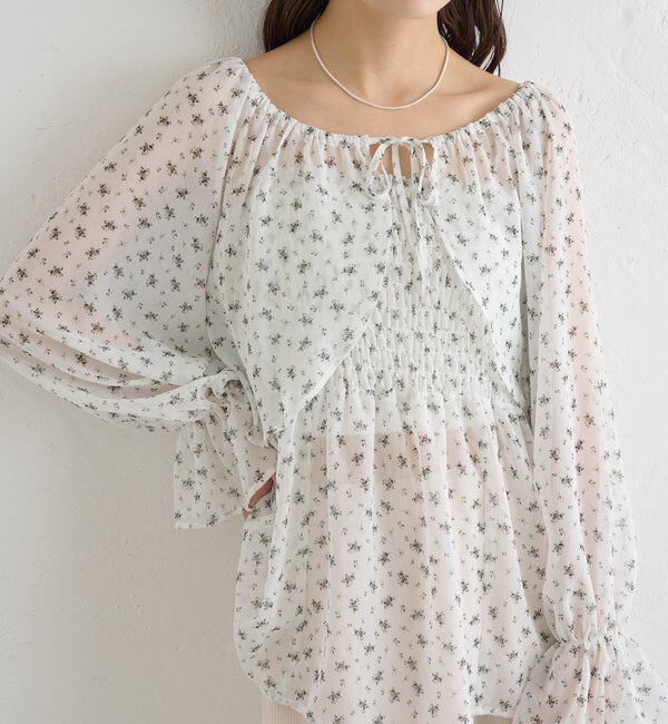  「シアーフラワーキャミボレロSET」|シャツ・ブラウス|