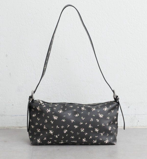  「花柄ワンショルダーBAG」|トートバッグ|ブラック