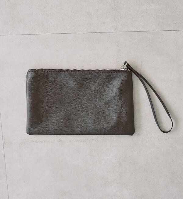  「【ポーチ付き】レザープレーンBAG」|トートバッグ|