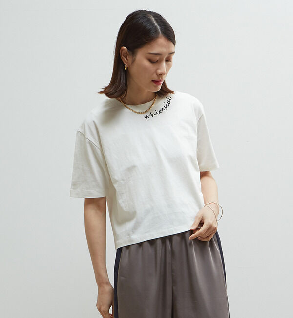 Soffitto「《定番》製品染コンパクトTシャツ」|Tシャツ・カットソー|ホワイト