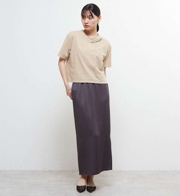 Soffitto「《定番》製品染コンパクトTシャツ」|Tシャツ・カットソー|