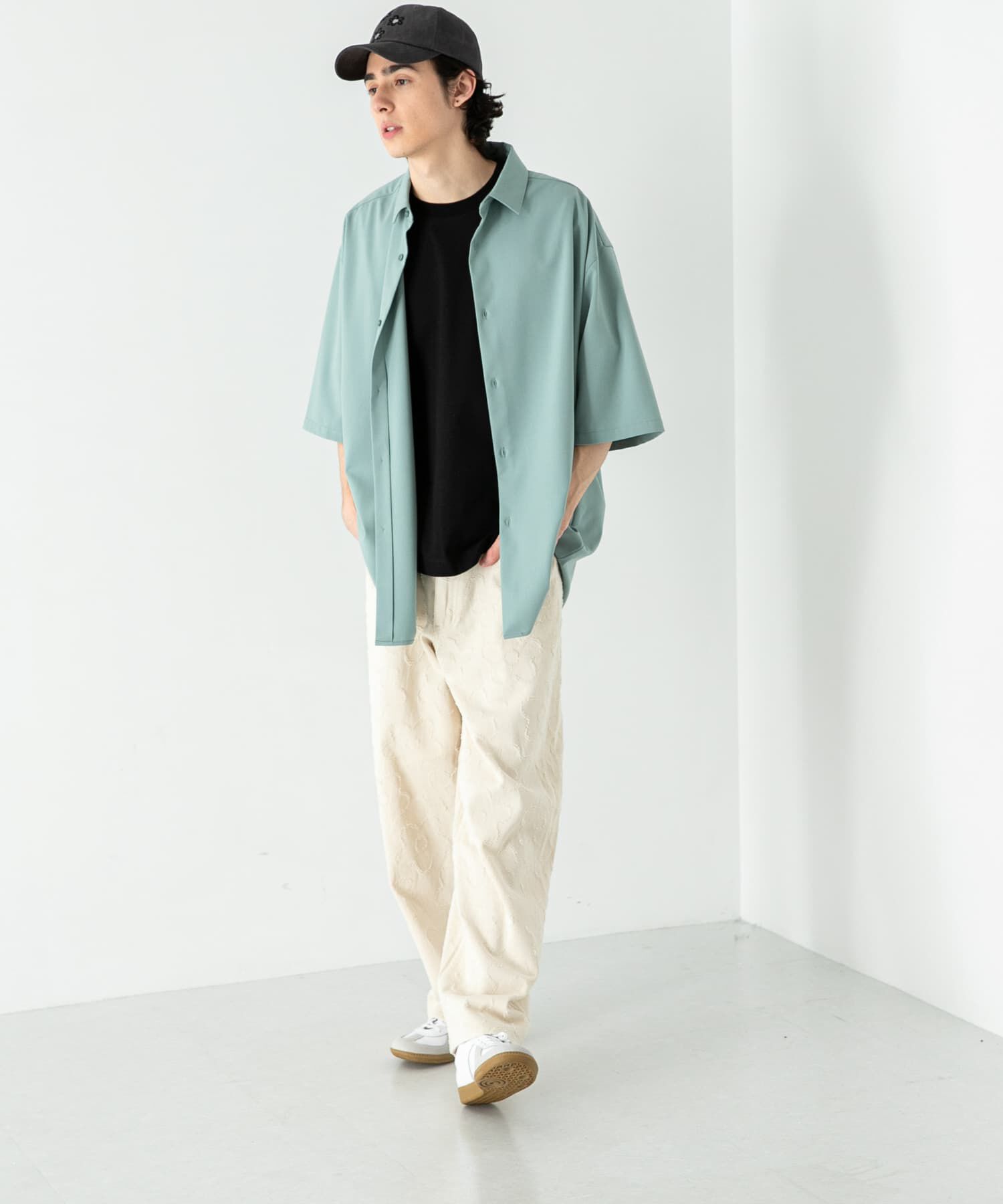 SENSE OF PLACE by URBAN RESEARCH「『ユニセックス』エクストラルーズシャツ(5分袖)」|シャツ・ブラウス|