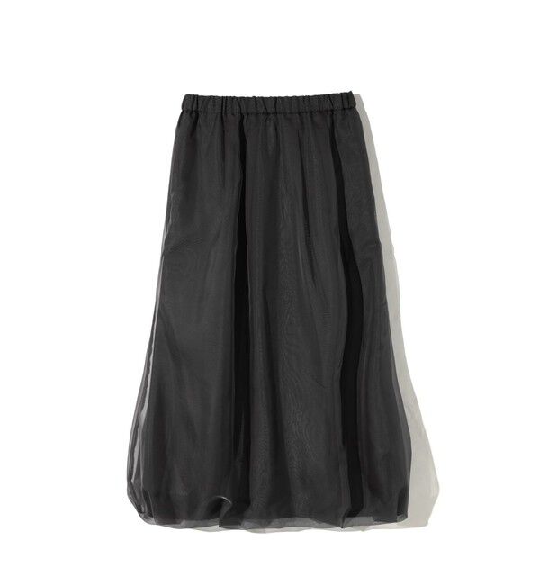 MIDIUMISOLID「MIDIUMISOLID for Ladies シアーロングバルーンスカート」|スカート|