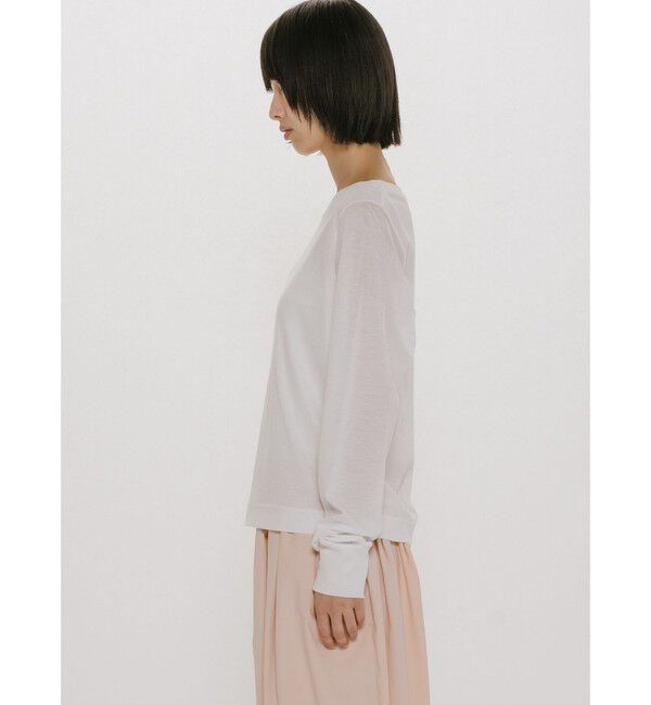 MIDIUMISOLID「MIDIUMISOLID for Ladies レイヤードライクプルオーバー」|Tシャツ・カットソー|