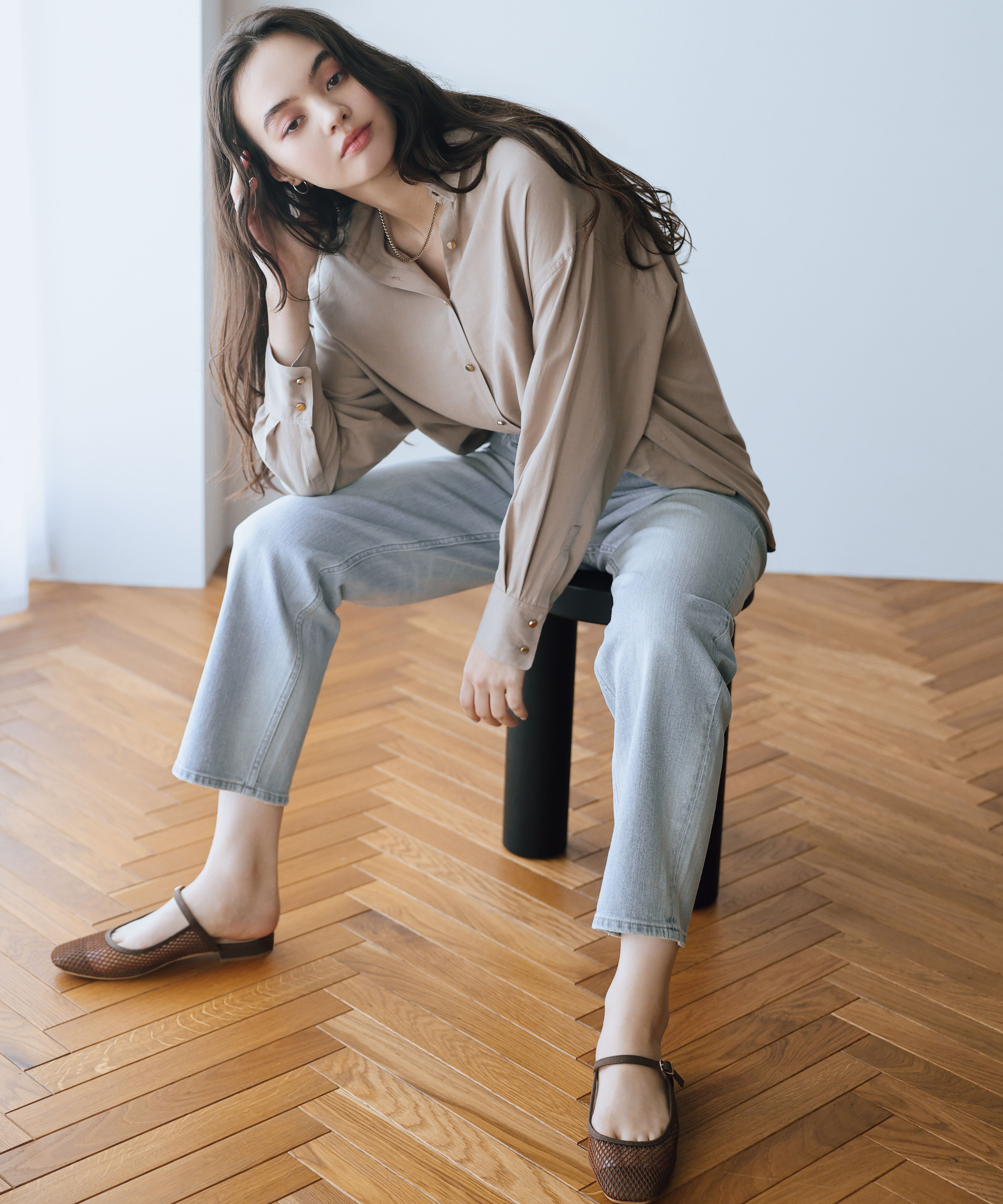  「〈N.〉ハイライズストレートデニムパンツ」|その他|