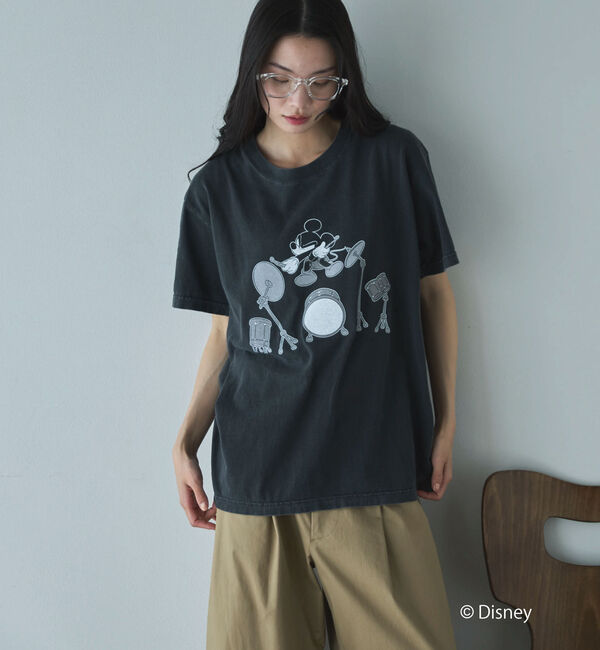Doux archives「【ＧＯＯＤ　ＲＯＣＫ　ＳＰＥＥＤ】ＭＩＣＫＥＹ　ＭＯＵＳＥ／ＢＡＮＤ　ＴＥＥ」|Tシャツ・カットソー|BLACK