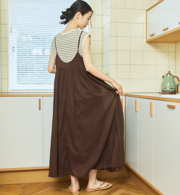 Doux archives「綿ローンキャミワンピース」|ワンピース|BROWN