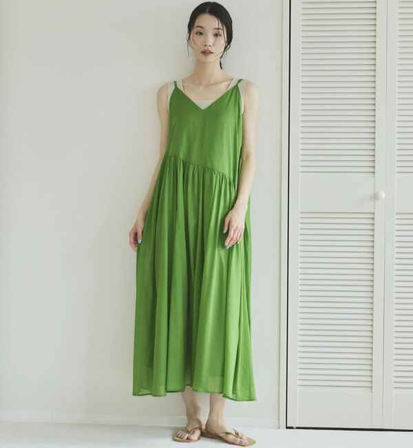Doux archives「綿ローンキャミワンピース」|ワンピース|GREEN