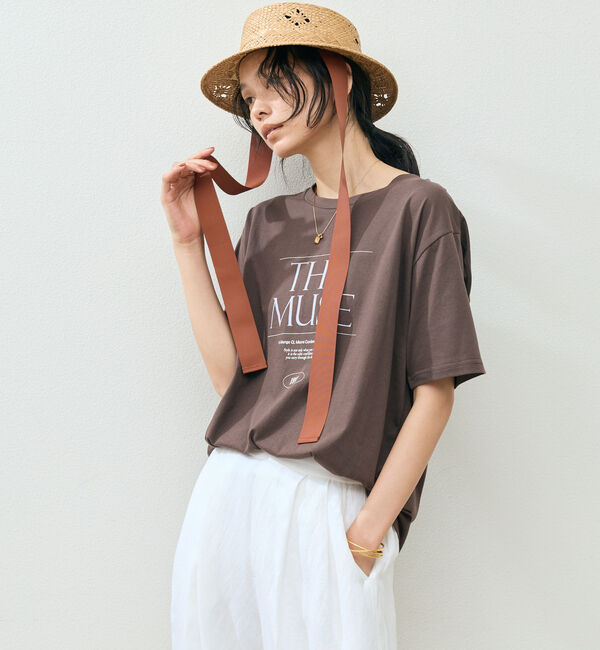 Doux archives「ＴＨＥ　ＭＵＳＥ　Ｔｅｅ」|Tシャツ・カットソー|BROWN