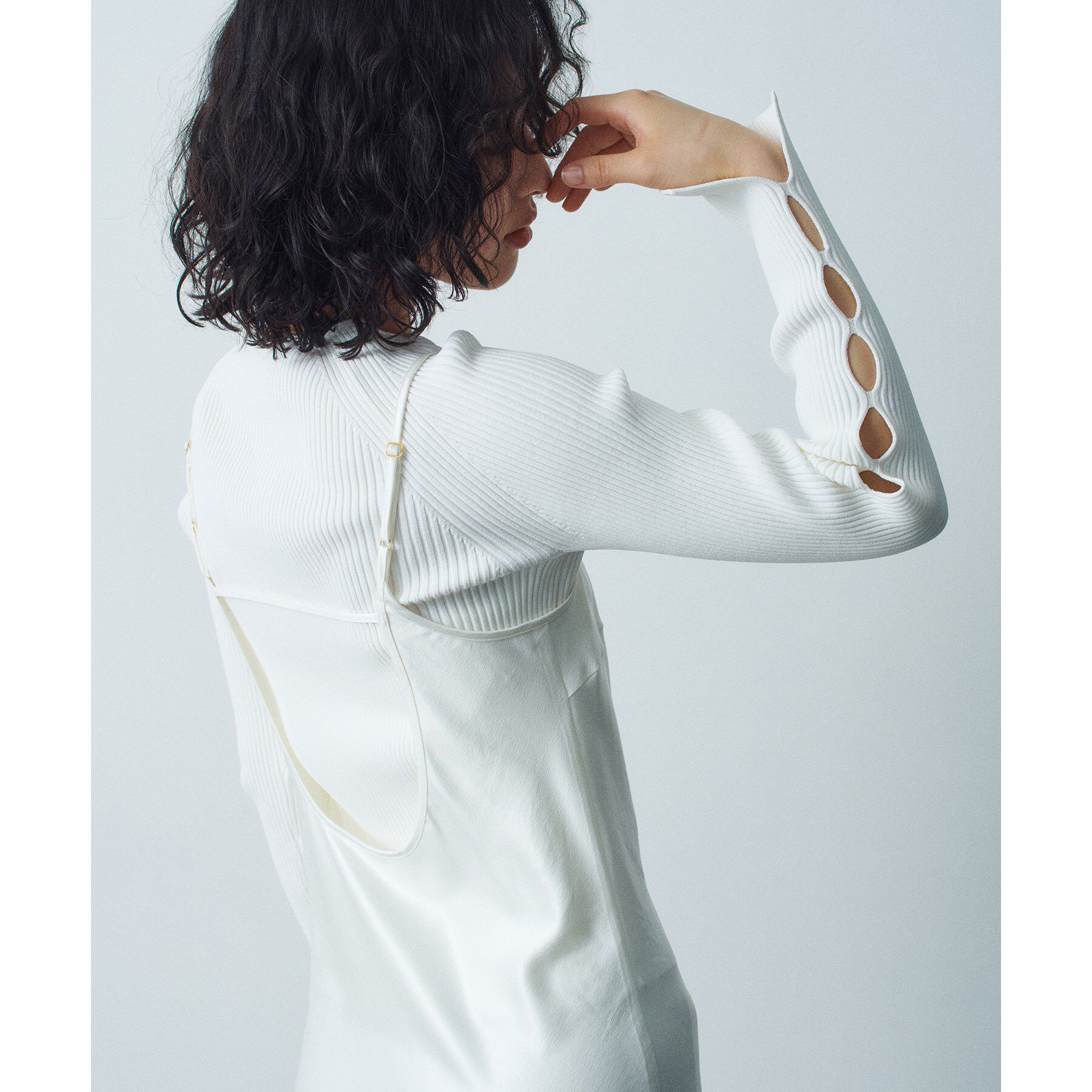 CODE A「hole sleeve knit」|ニット・セーター|