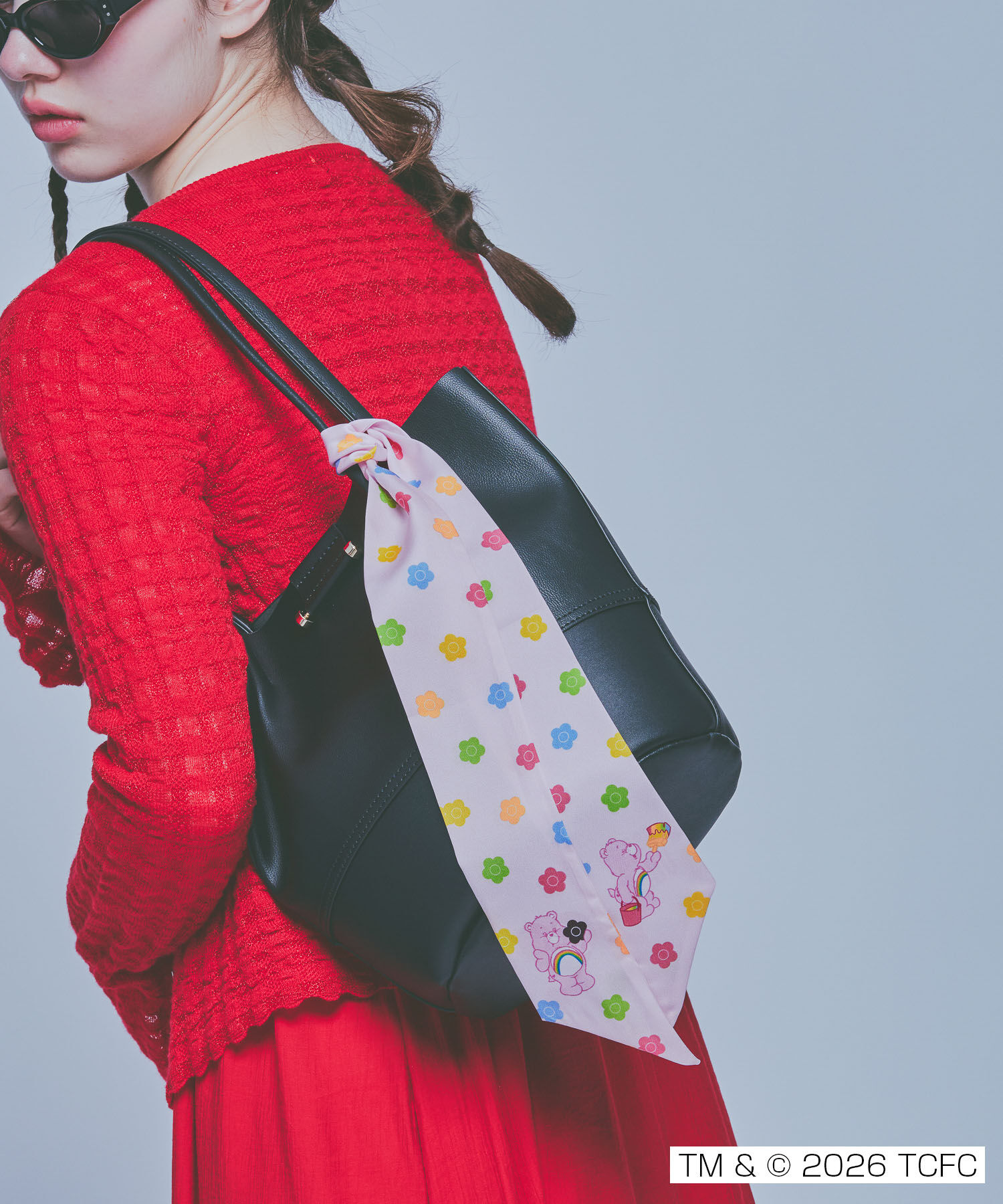 MARY QUANT「Care Bears(TM) リボンスカーフ」|バンダナ・スカーフ|ピンク