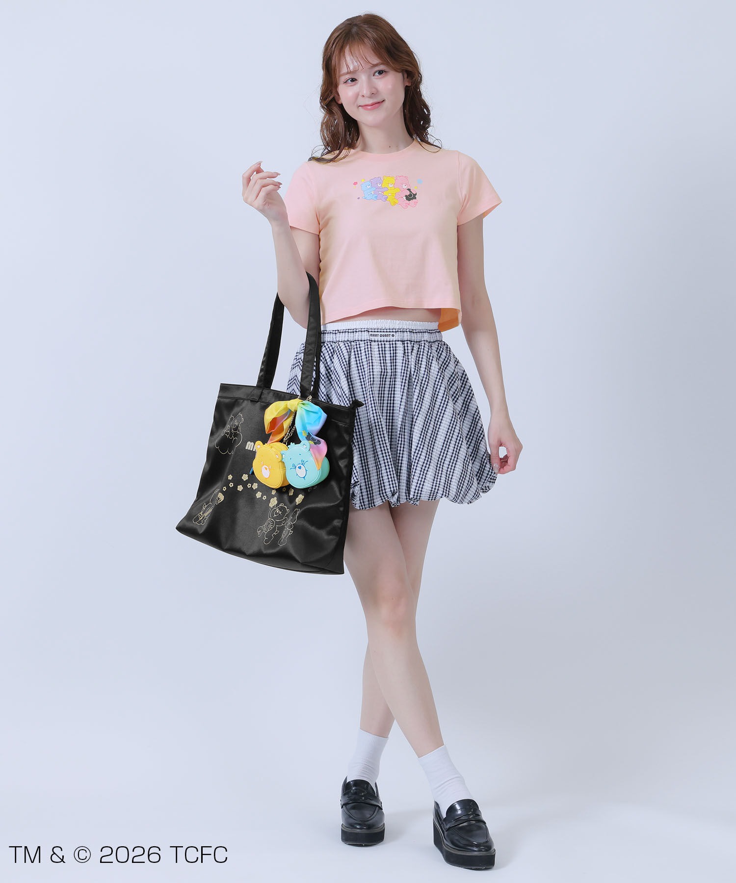 MARY QUANT「Care Bears(TM) ゴールドプリント トート」|トートバッグ|