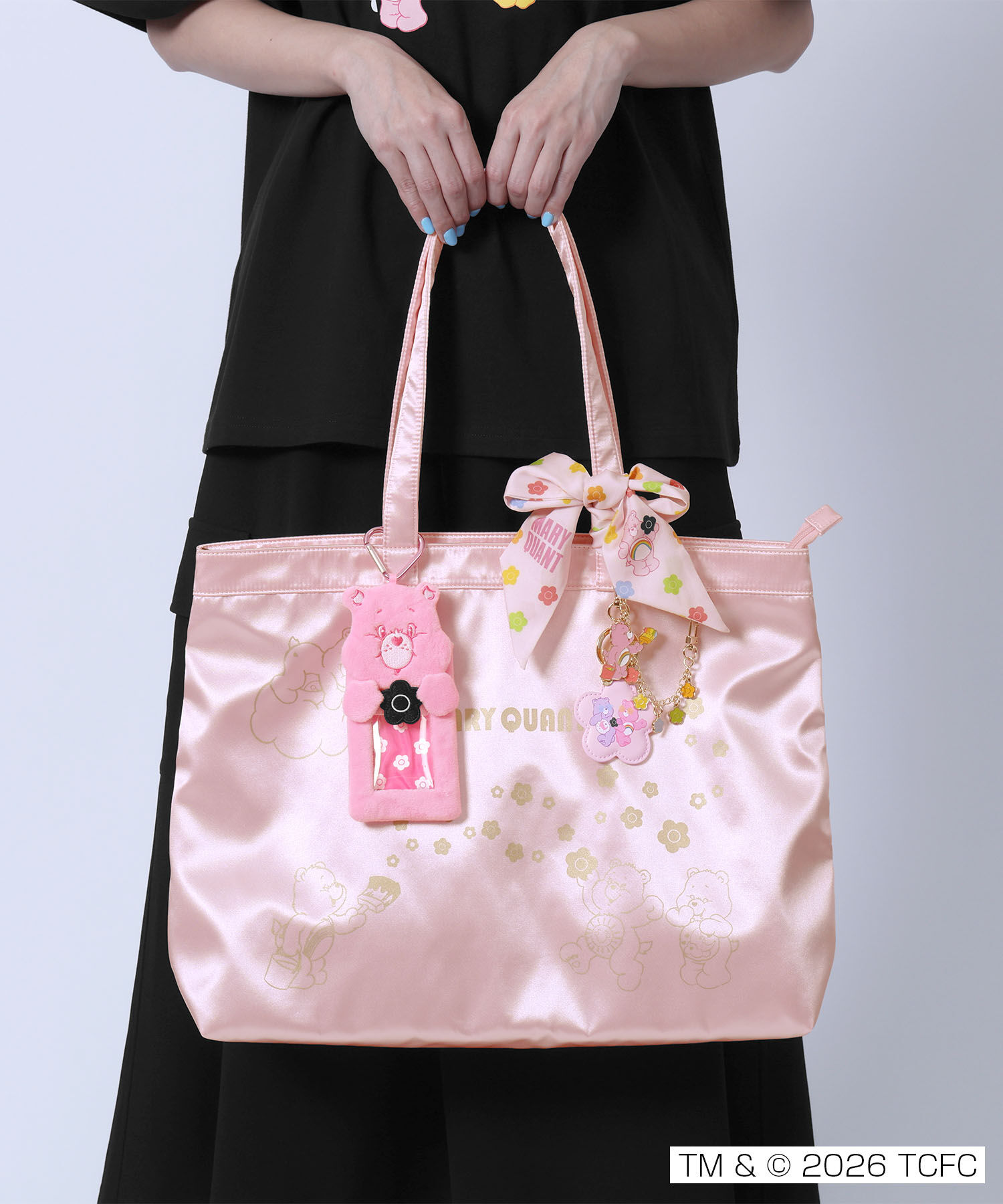 MARY QUANT「Care Bears(TM) ゴールドプリント トート」|トートバッグ|