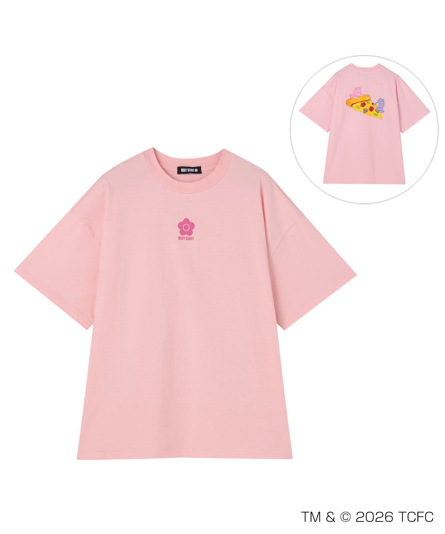 MARY QUANT「Care Bears(TM) ピザビッグ Tシャツ」|Tシャツ・カットソー|