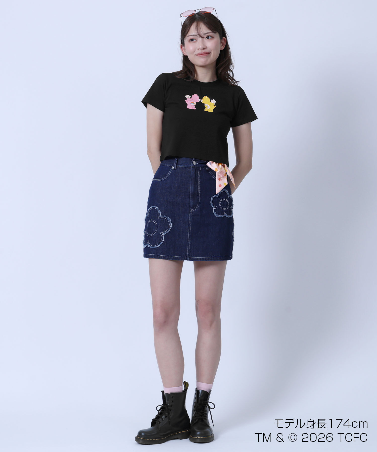 MARY QUANT「Care Bears(TM) クロップド Tシャツ」|Tシャツ・カットソー|