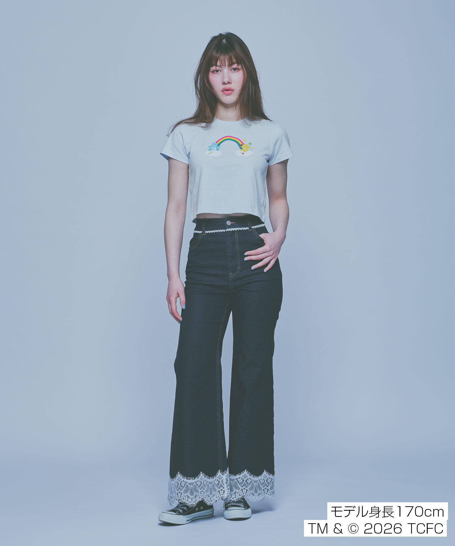 MARY QUANT「Care Bears(TM) クロップド Tシャツ」|Tシャツ・カットソー|