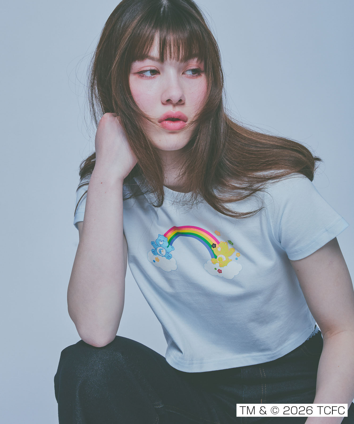 MARY QUANT「Care Bears(TM) クロップド Tシャツ」|Tシャツ・カットソー|