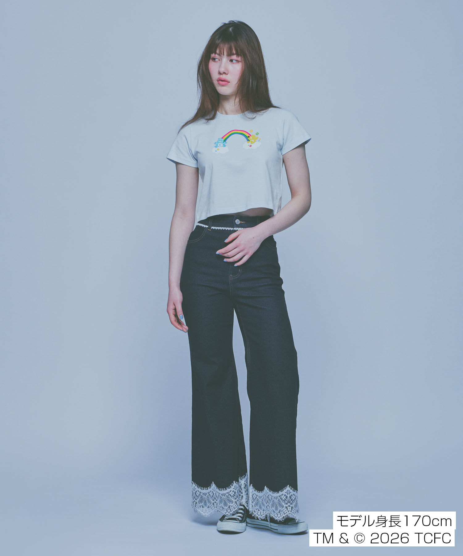 MARY QUANT「Care Bears(TM) クロップド Tシャツ」|Tシャツ・カットソー|