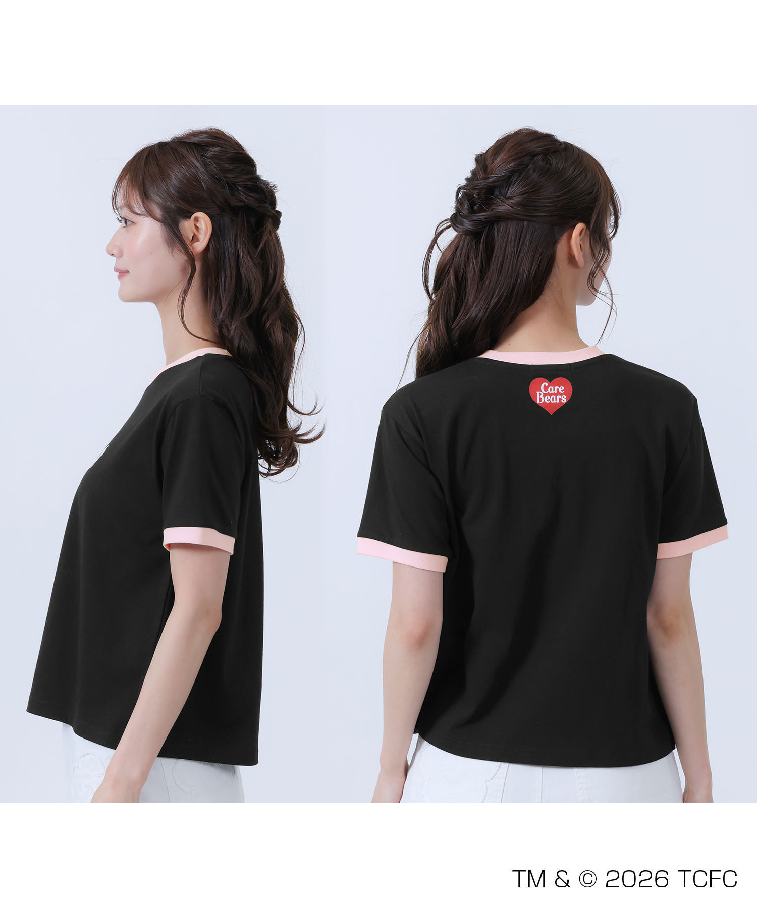 MARY QUANT「Care Bears(TM) リンガー Tシャツ」|Tシャツ・カットソー|