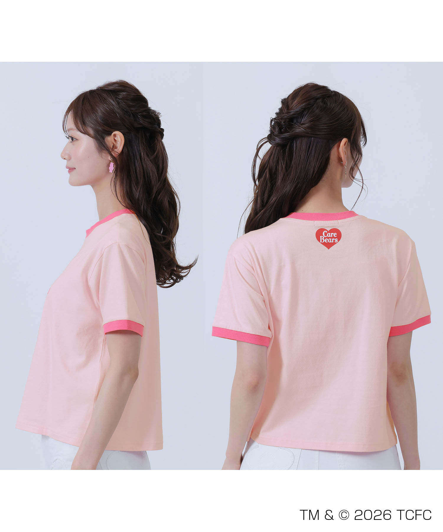 MARY QUANT「Care Bears(TM) リンガー Tシャツ」|Tシャツ・カットソー|