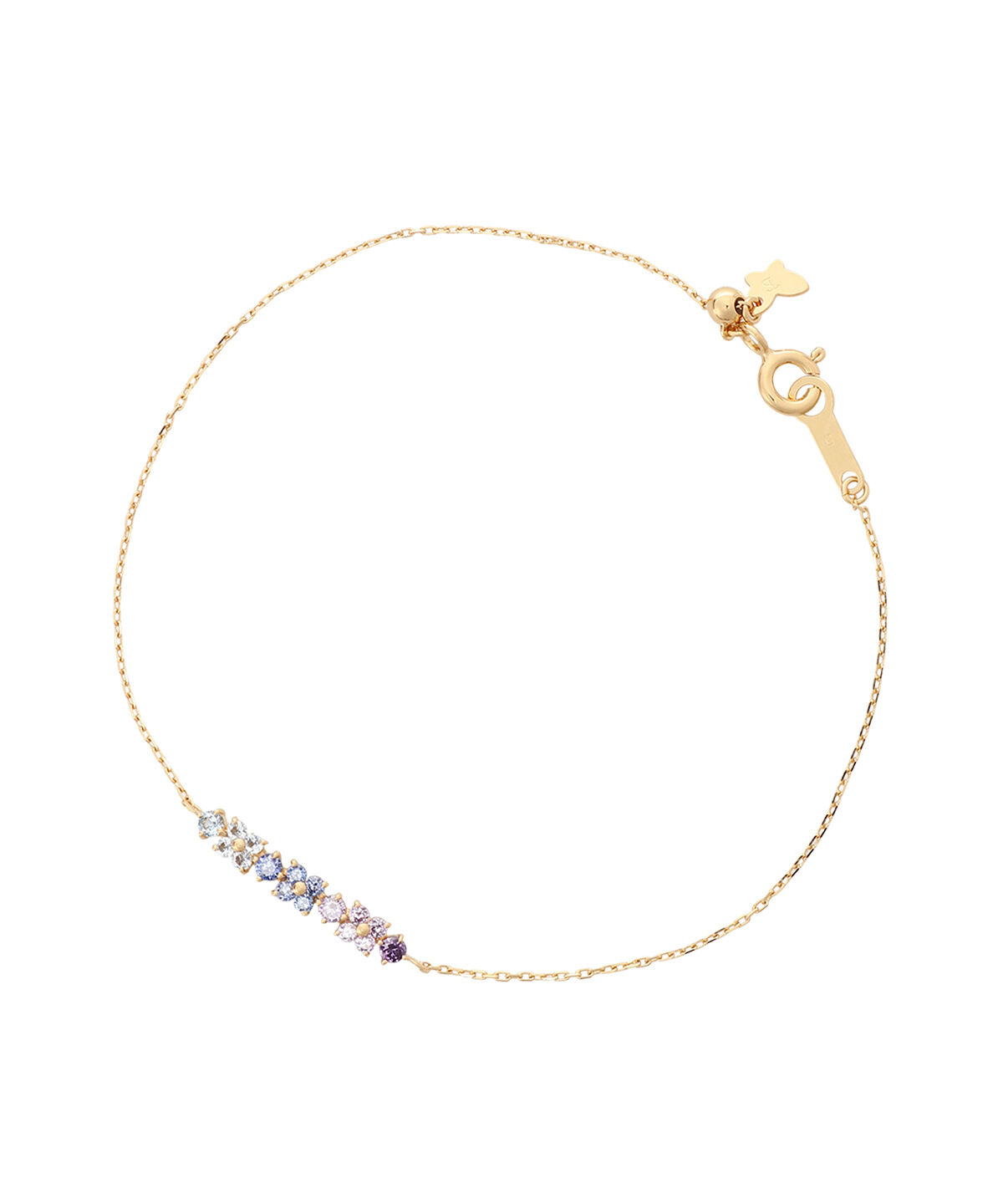 Samantha Tiara「フラワーモチーフバンド ブレスレット」|ブレスレット・バングル|SILVER YGﾒｯｷ