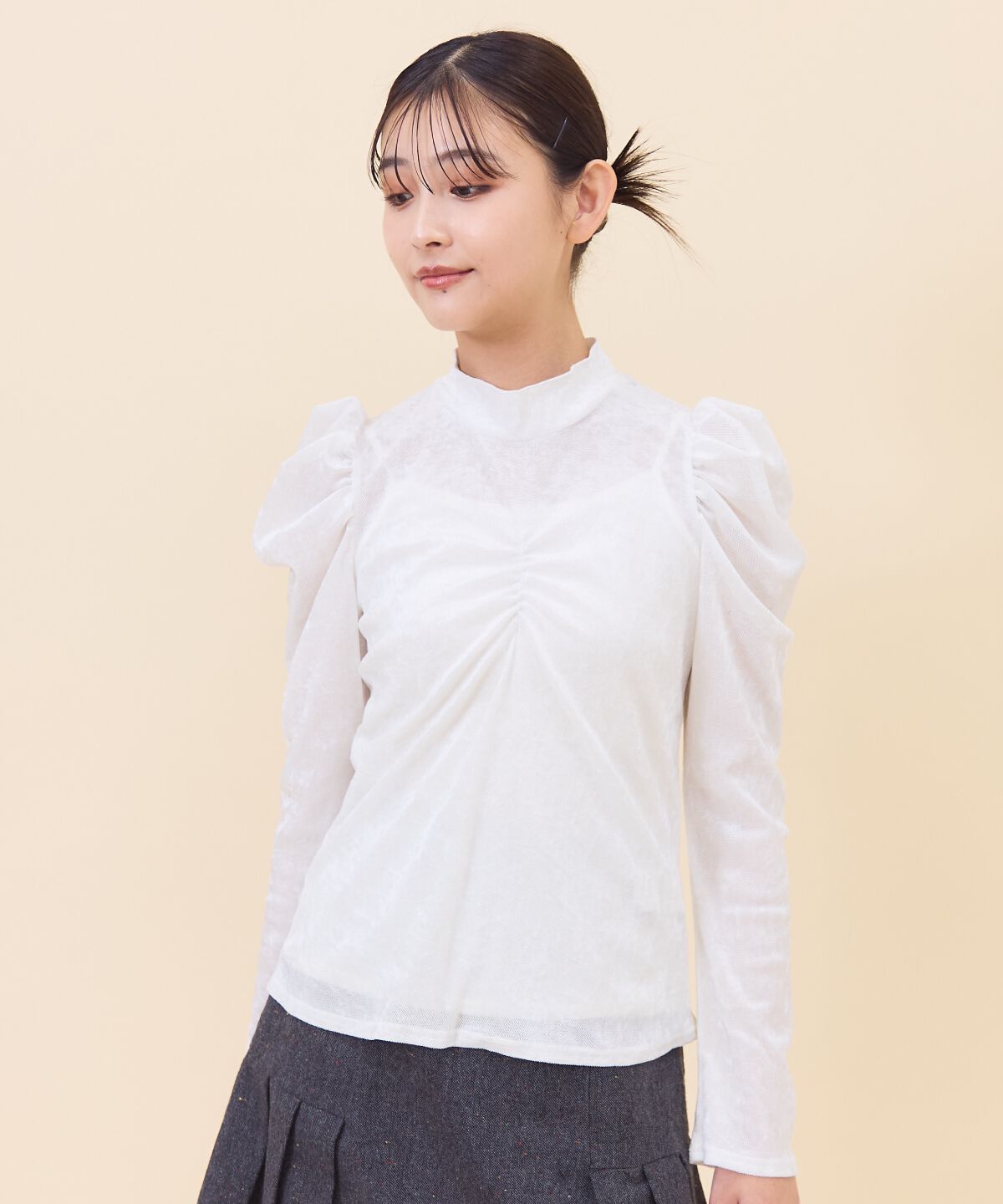 REDYAZEL「ベロアチュールトップス」|Tシャツ・カットソー|