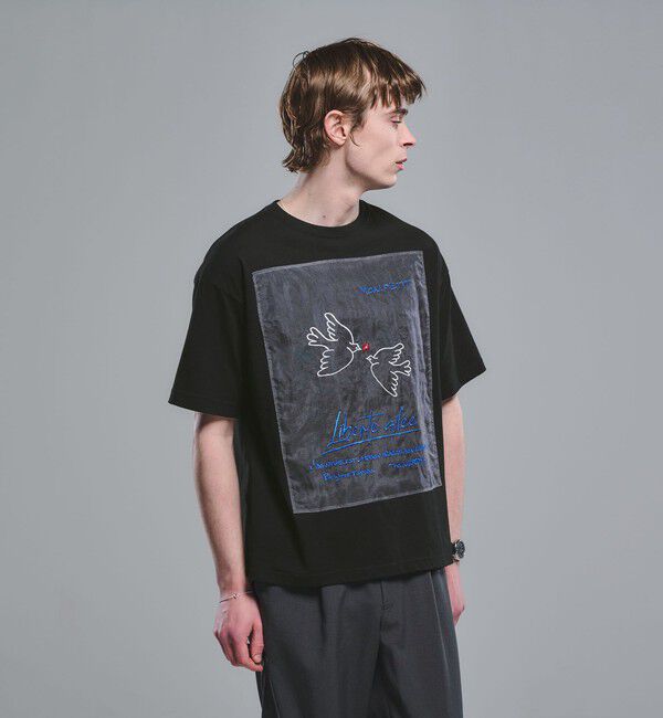 UNITED ARROWS green label relaxing「【別注】＜THE NERDYS&times;BRIGITTE TANAKA&times;GLR＞半袖Tシャツ」|Tシャツ・カットソー|BLACK