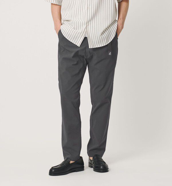BEAUTY&YOUTH UNITED ARROWS「【別注】＜Gramicci＞リネンタッチ パンツ ストレッチ」|チノ|DK.GRAY