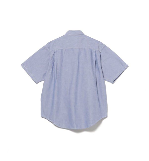 BEAMS「オックスフォード ボタンダウンシャツ 5分丈【ワイドフィット】」|シャツ・ブラウス|