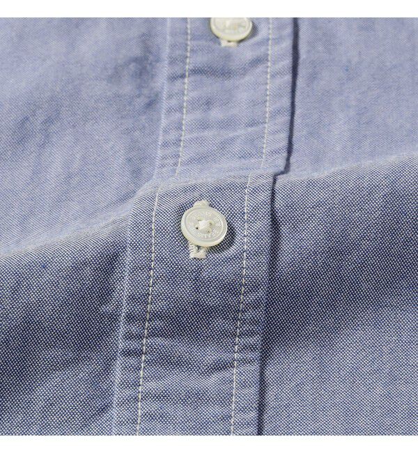 BEAMS「オックスフォード ボタンダウンシャツ 5分丈【ワイドフィット】」|シャツ・ブラウス|
