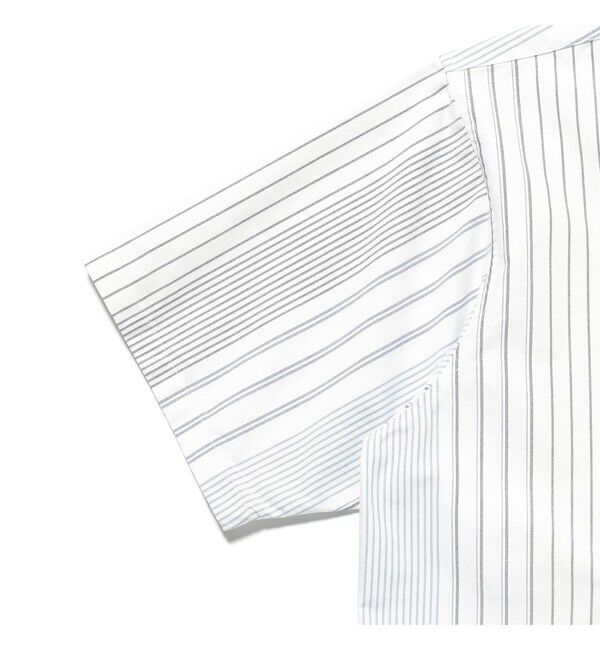 BEAMS「オックスフォード ボタンダウンシャツ 5分丈【ワイドフィット】」|シャツ・ブラウス|