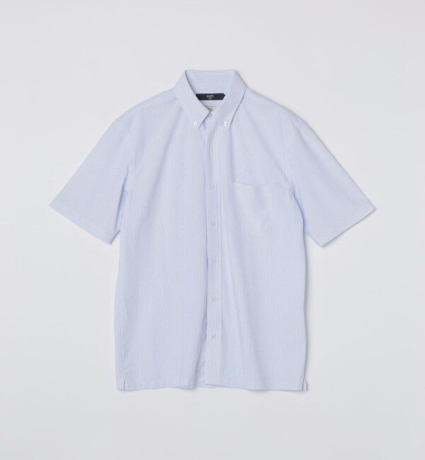 SHIPS Colors 「SHIPS Colors:〈吸水速乾・接触冷感〉SMART TECH(R) ノーアイロン 半袖シャツ」|シャツ・ブラウス|