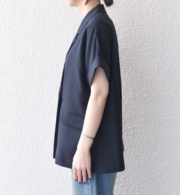 SHIPS Colors 「《予約》SHIPS Colors:〈手洗い可能〉クリスピー ダブルブレスト 5分袖 ジャケット2◆」|その他|
