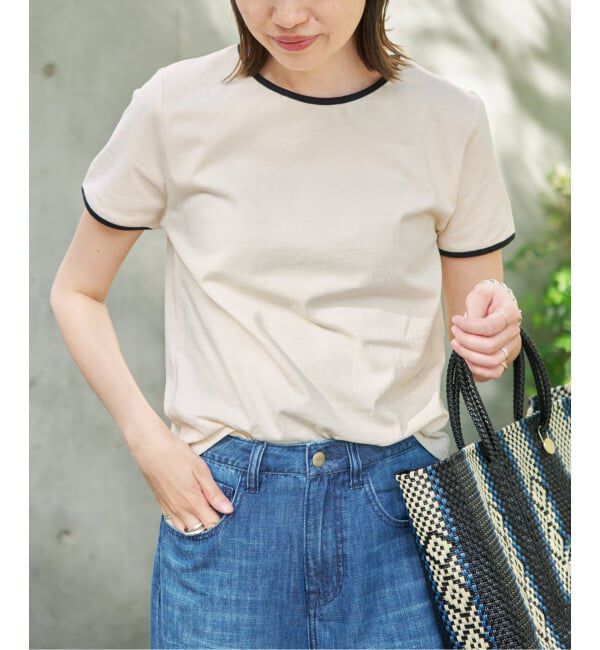 SLOBE IENA「《シリーズあり/12色展開》1dozen コンパクトリンガーTEE」|Tシャツ・カットソー|