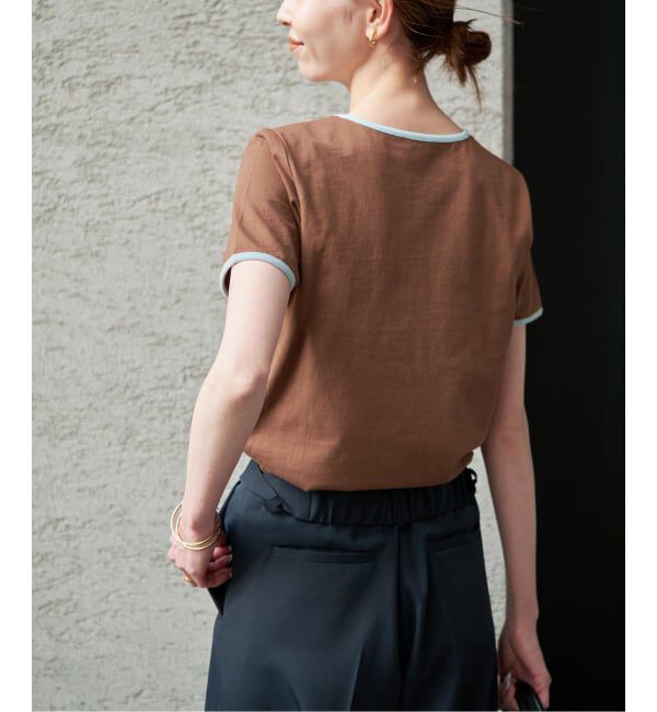 SLOBE IENA「《シリーズあり/12色展開》1dozen コンパクトリンガーTEE」|Tシャツ・カットソー|
