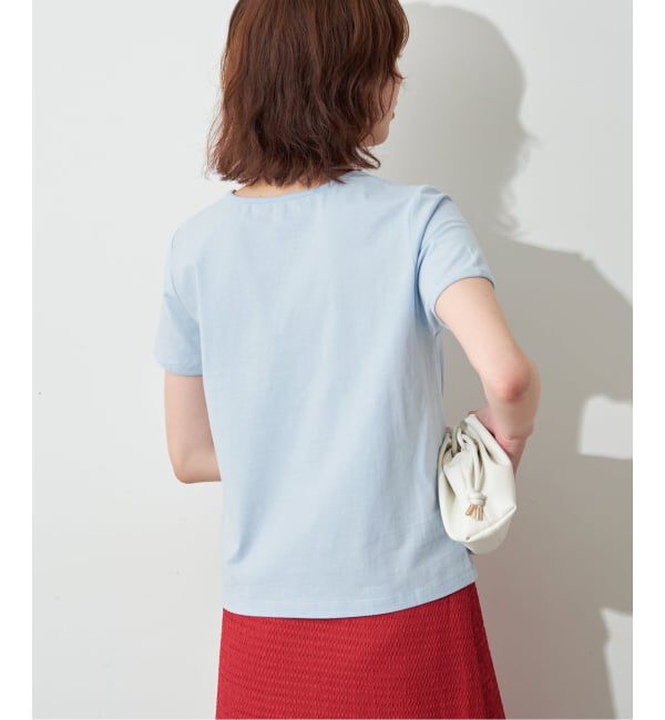 SLOBE IENA「《シリーズあり/12色展開》1dozen コンパクトリンガーTEE」|Tシャツ・カットソー|