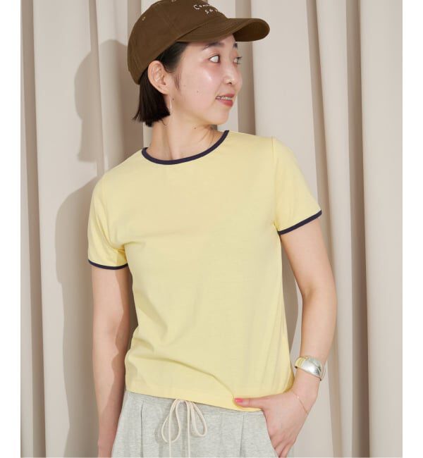 SLOBE IENA「《シリーズあり/12色展開》1dozen コンパクトリンガーTEE」|Tシャツ・カットソー|